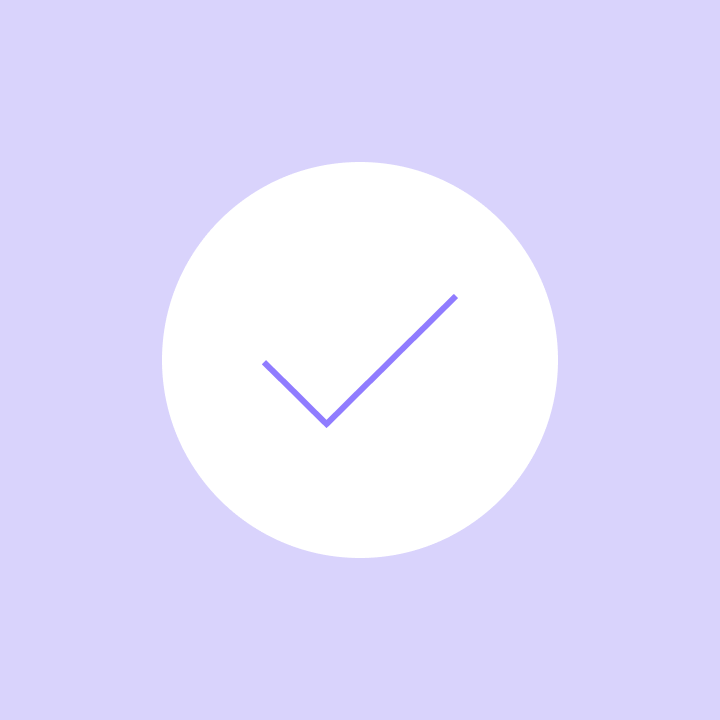 Tick for "up to date"