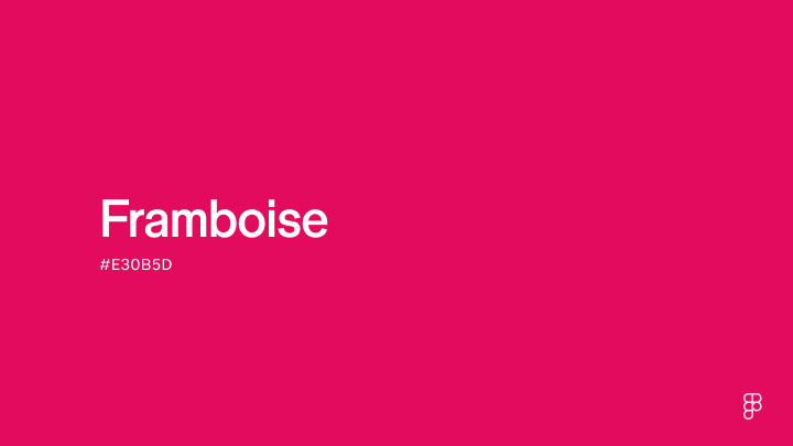 color Framboise