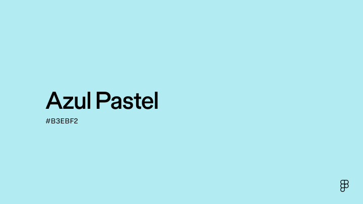 color Azul Pastel
