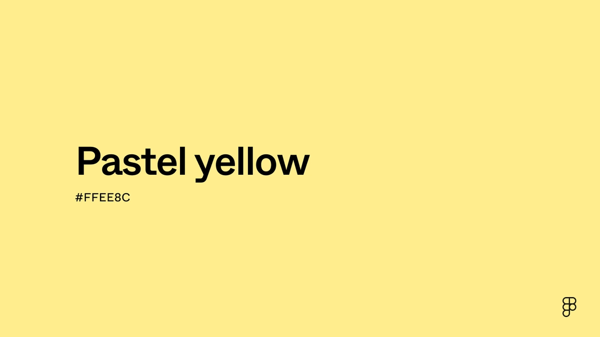 Pastel Yellow Color: Hex Code, Palettes & Meaning | Figma