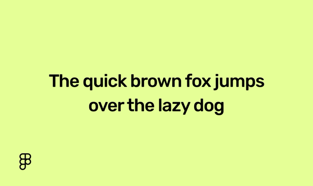 Example text showing Rubik font.