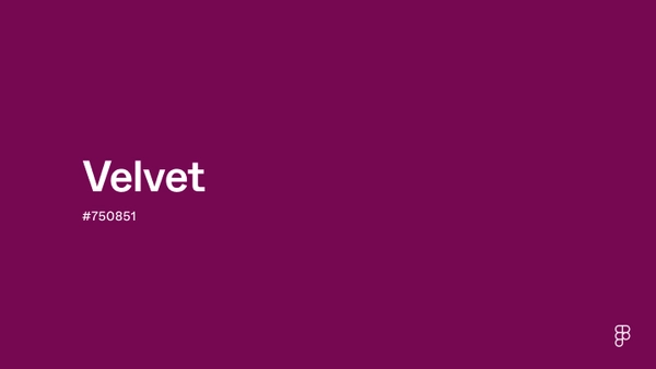 Velvet Color: Hex Code, Palettes & Meaning | Figma