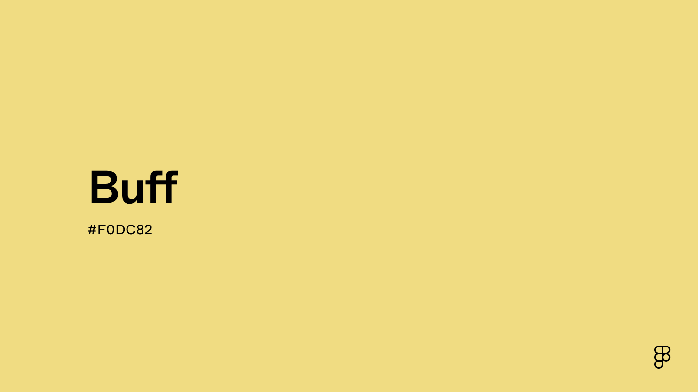 Buff Color: Hex Code, Palettes & Meaning | Figma