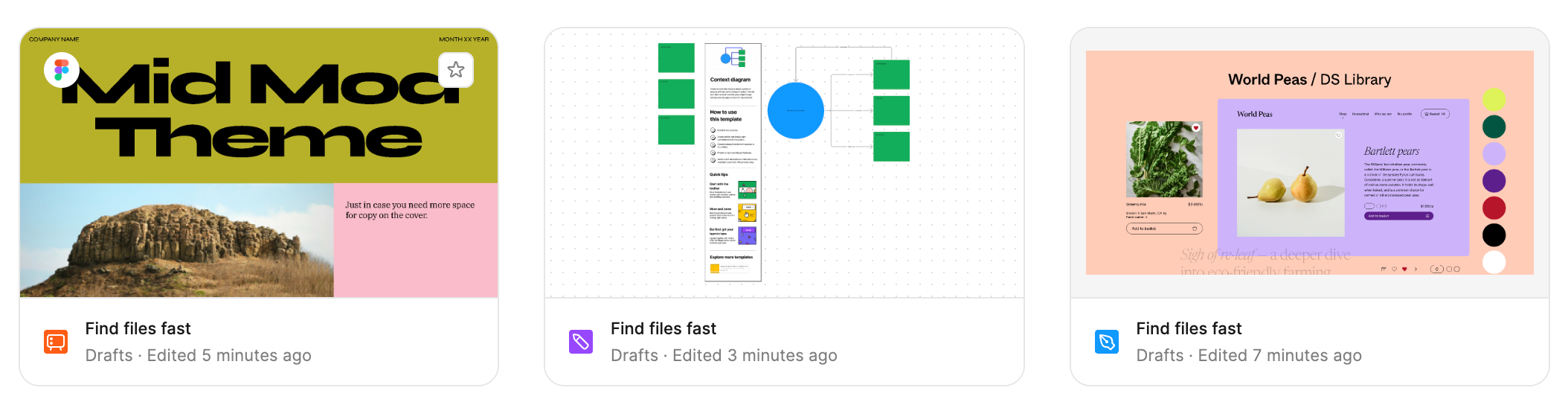 preview of files for easier navigating
