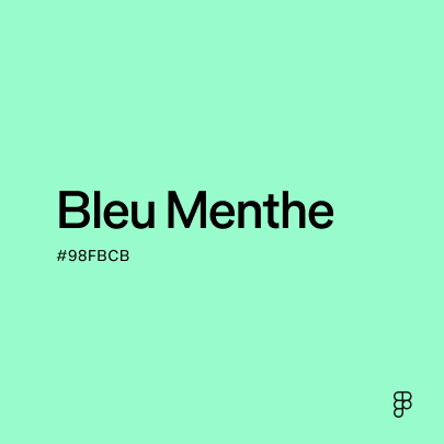 Bleu menthe
