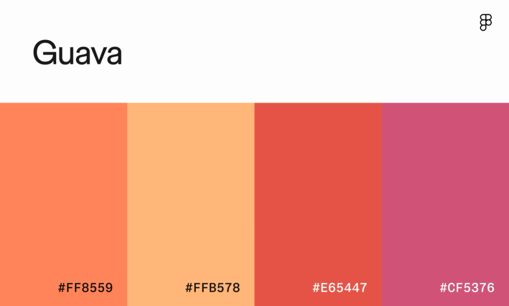 Guava color palette