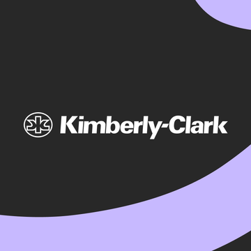 Kimberly-Clark logo links to a blog post about their story