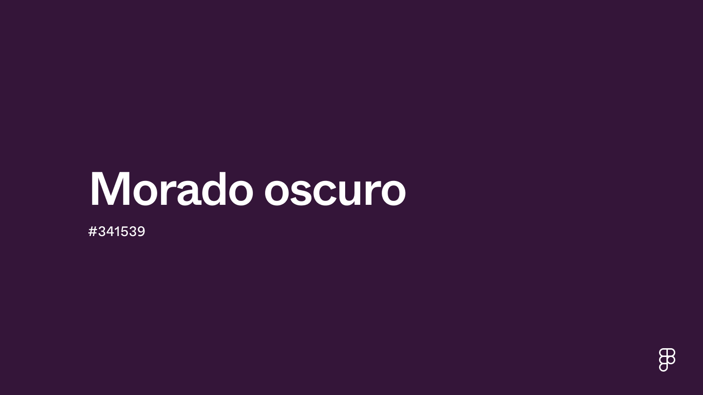 color Morado oscuro