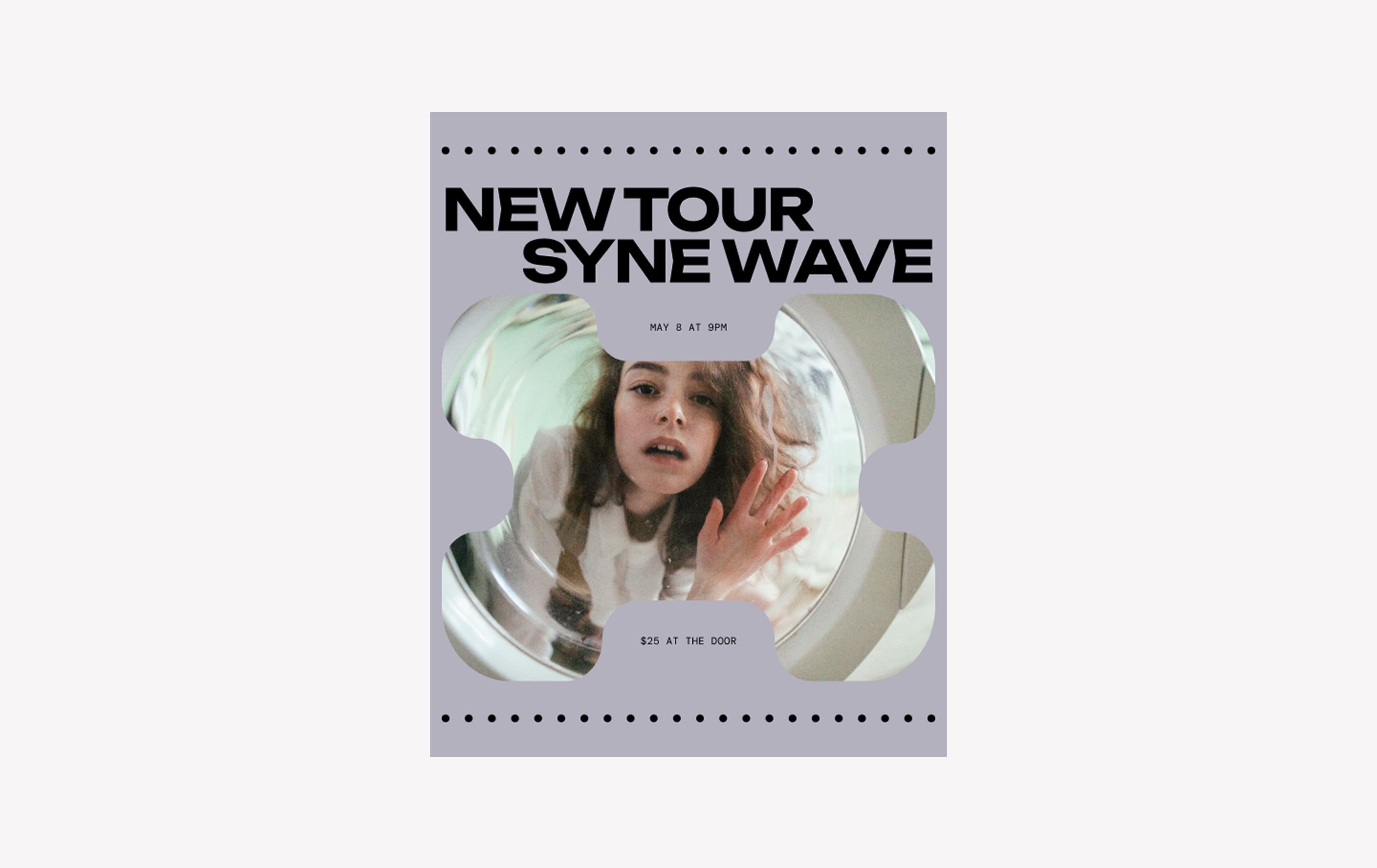 concert announcement instagram post template example