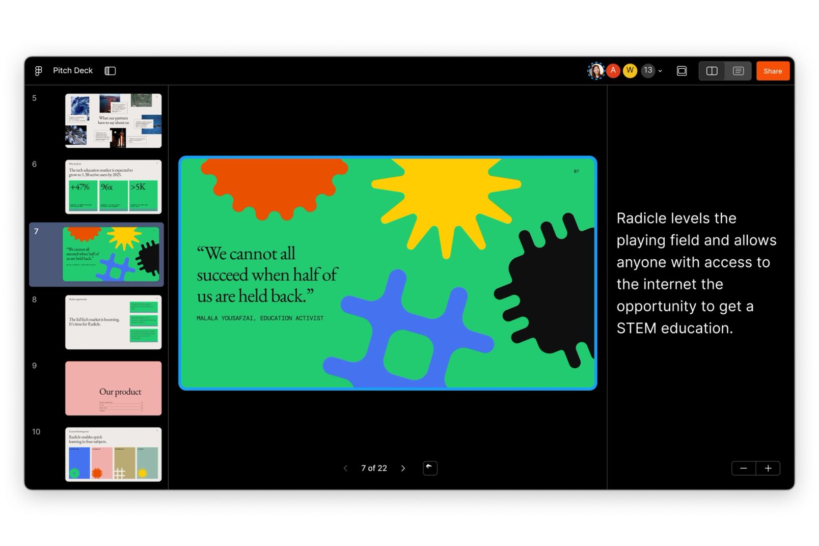 Mit Slide Sample Mach mehr aus deiner Oberfläche mit Figma Slides | Figma Blog