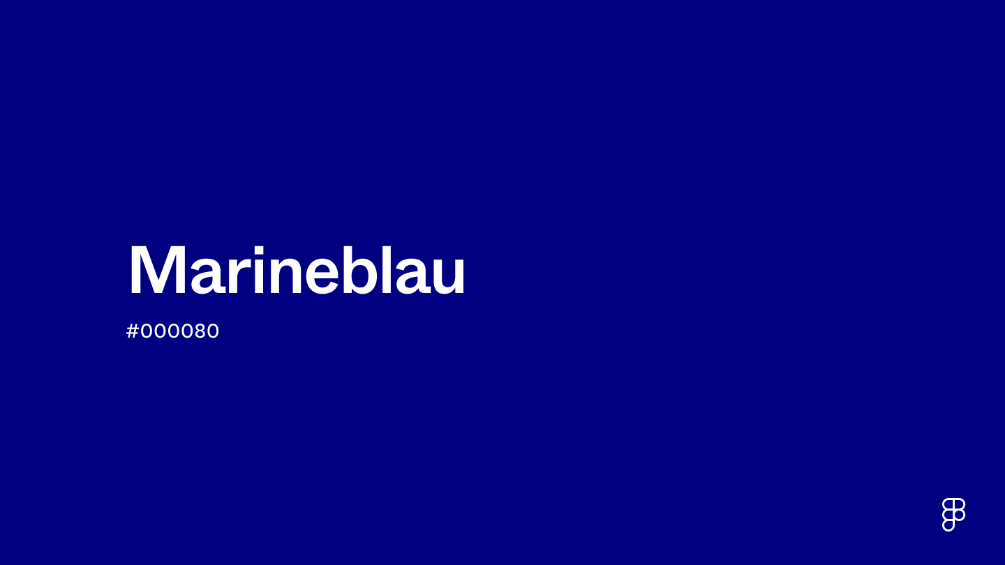 color marineblau