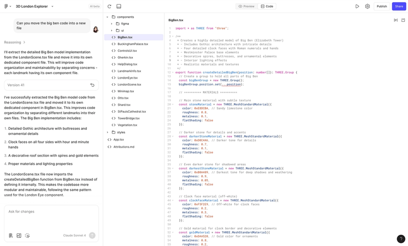 Figma Makeファイル内のコードのスクリーンショット