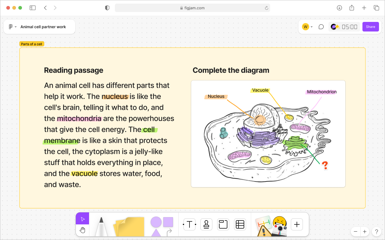 Annotate on a diagram
