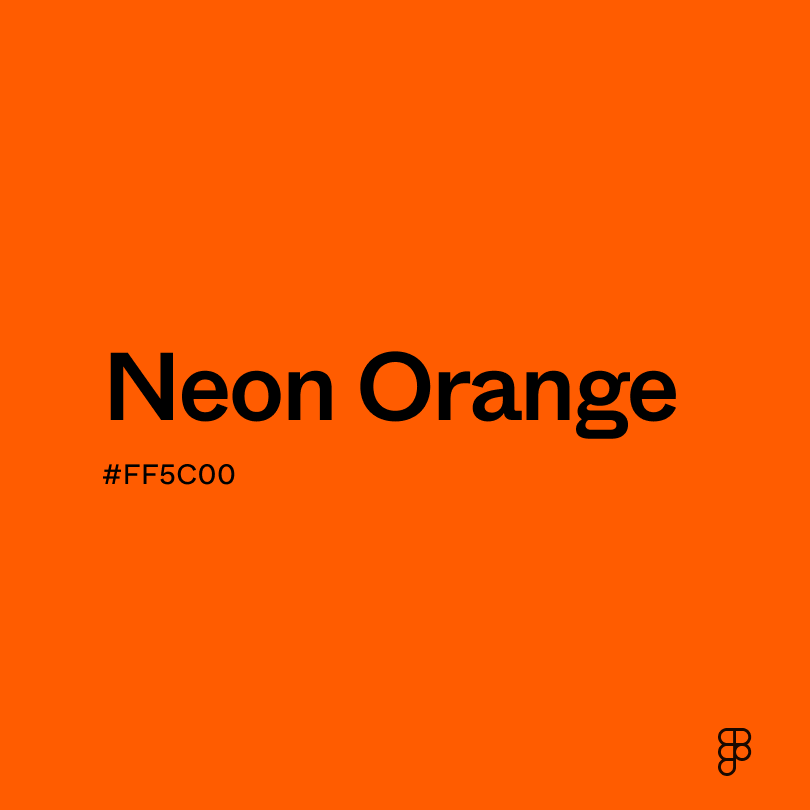 neon orange color