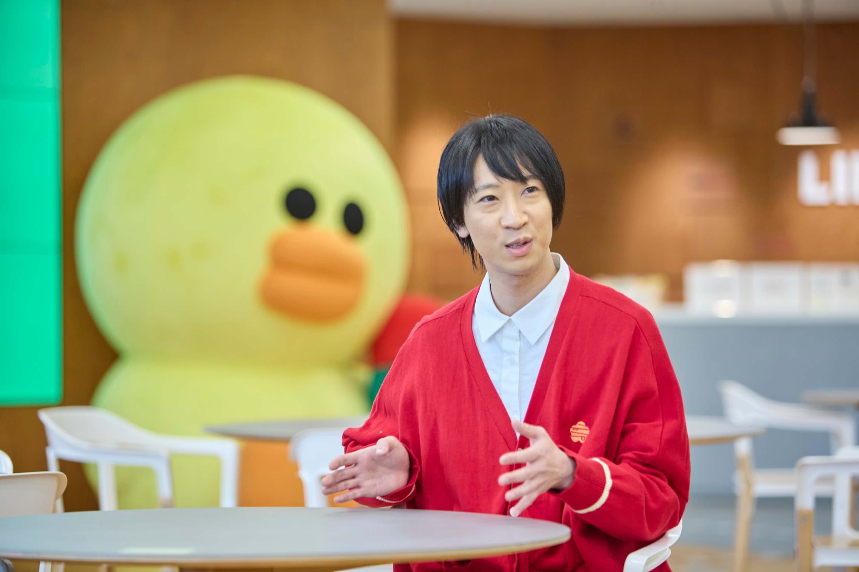 アプリ開発をリードするしゅーぞー氏