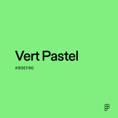 Vert pastel