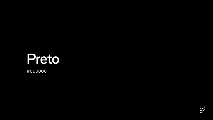 color preto