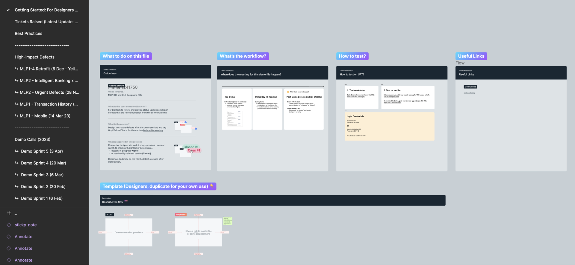 Clearly documenting files, workflows and how to test has helped DBS streamline the design process.