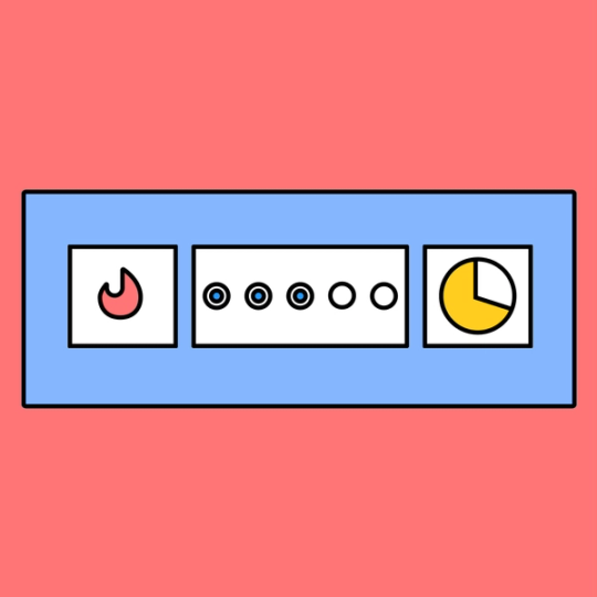 diagram with prioritization status indicators