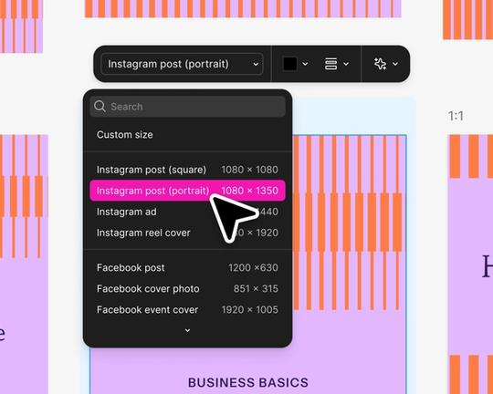 Easily duplicate and resize for other platforms