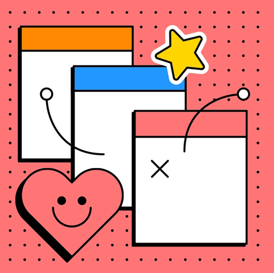 graphic representing team collaboration