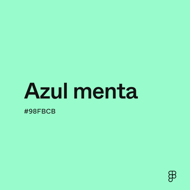 Azul menta