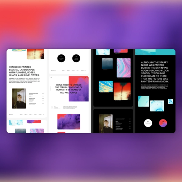ux case study slide deck Visual portfolio template