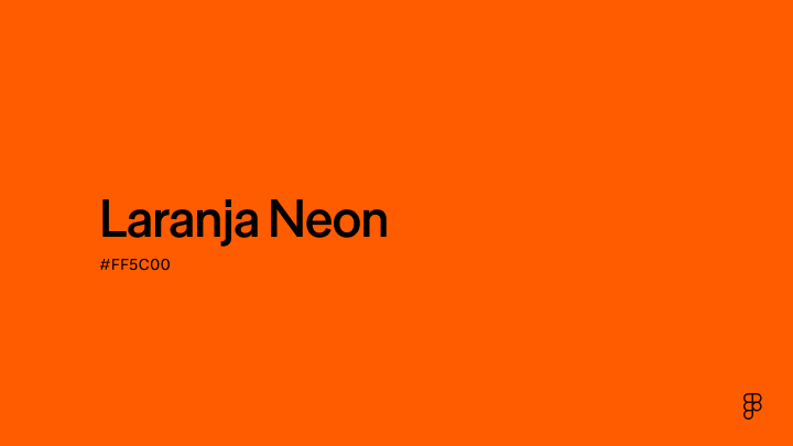 color laranja neon