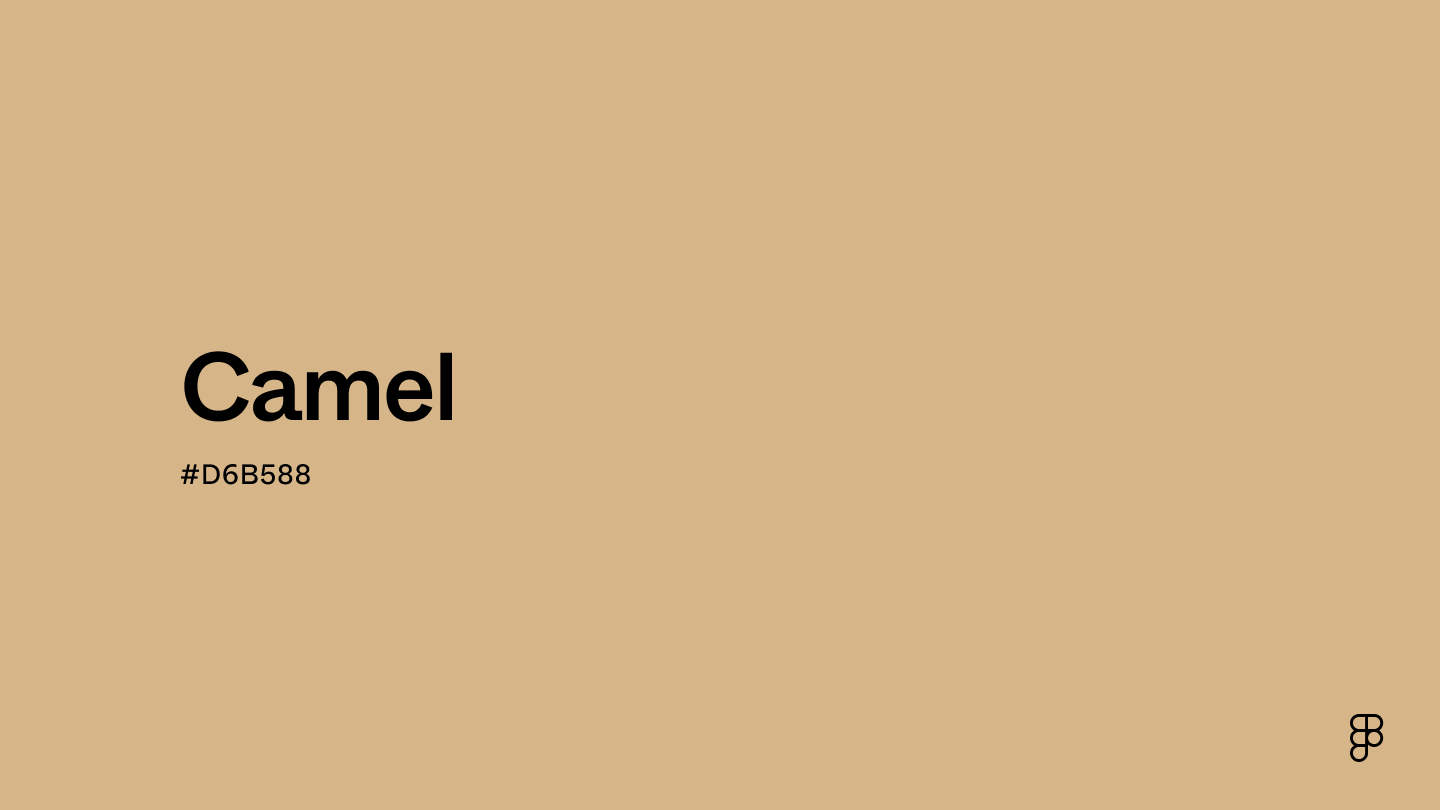 Couleur Camel : Code Hex, Palettes & Signification | Figma