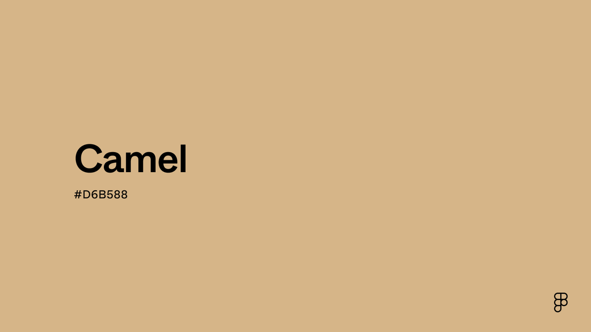 Couleur Camel : Code Hex, Palettes & Signification | Figma