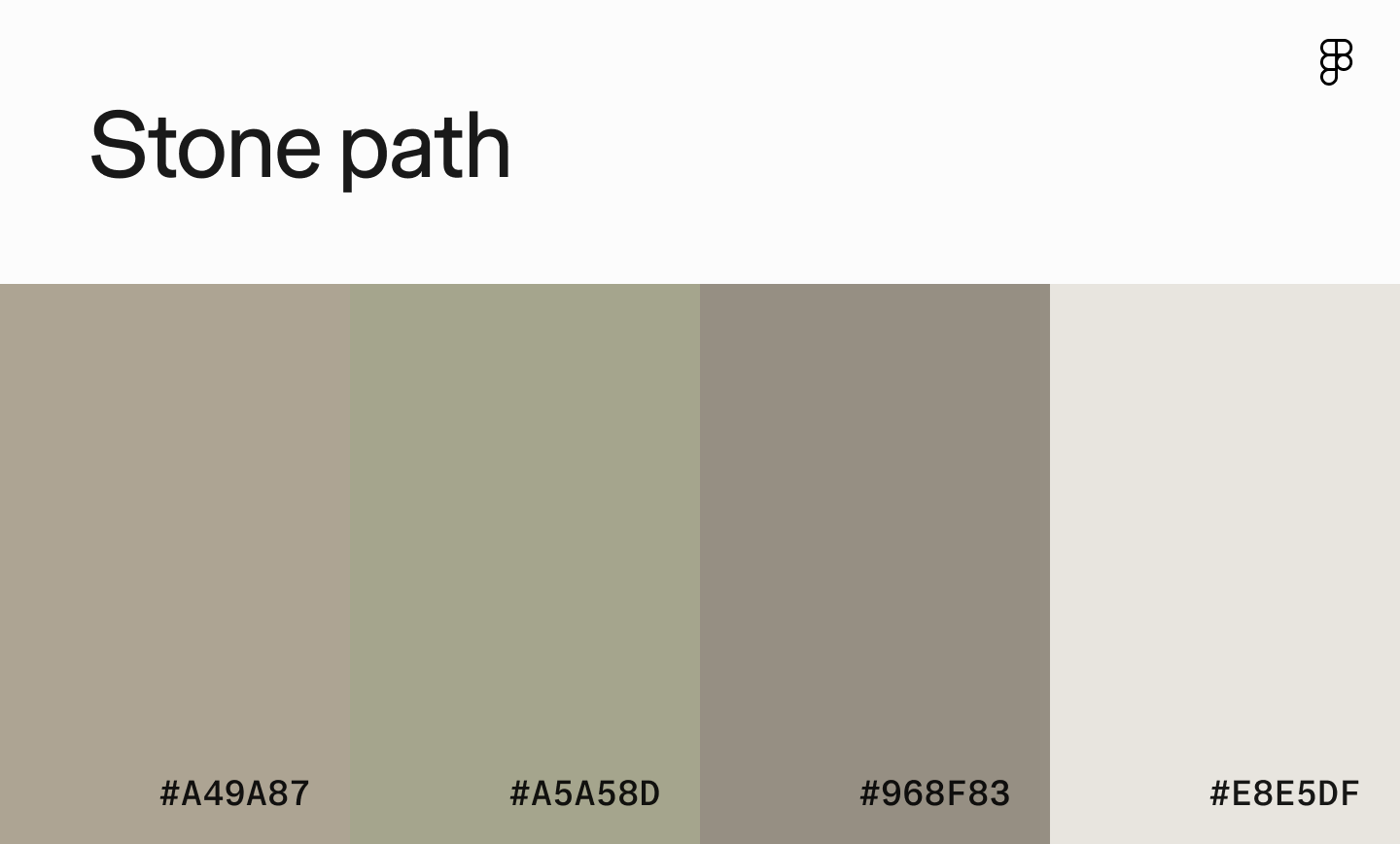 Stone patch color palette