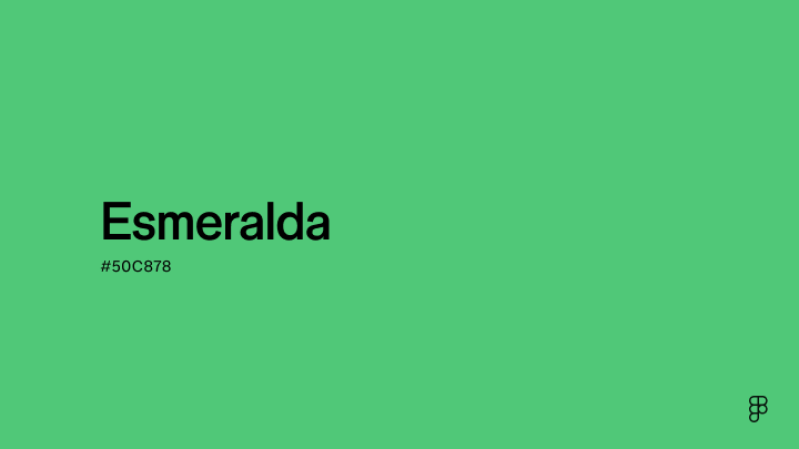 color Esmeralda