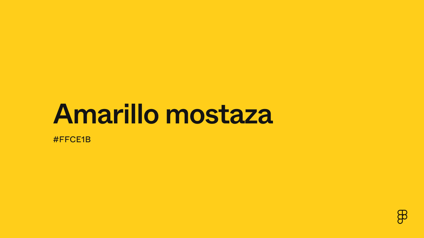 color Amarillo mostaza