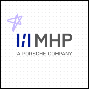 MHP, a Porsche company logo linking to their customer story