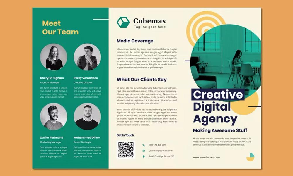 Excellent Brochure Example 32 Brochure Examples and Templates | Figma