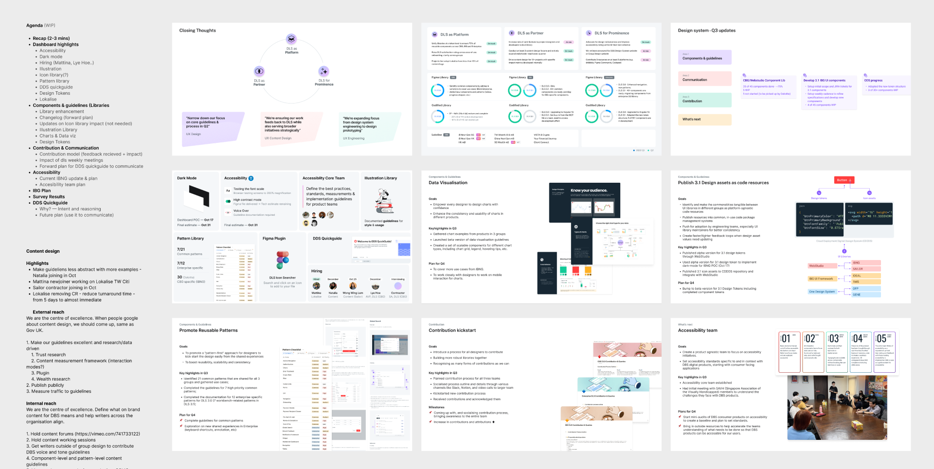 DBS found that providing clear guidelines on how design system assets should be used has been critical to driving change throughout the organisation.
