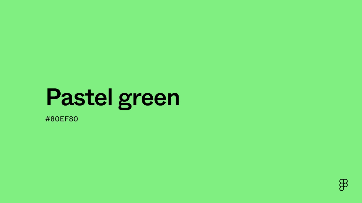 Pastel Green Color: Hex Code, Palettes & Meaning | Figma