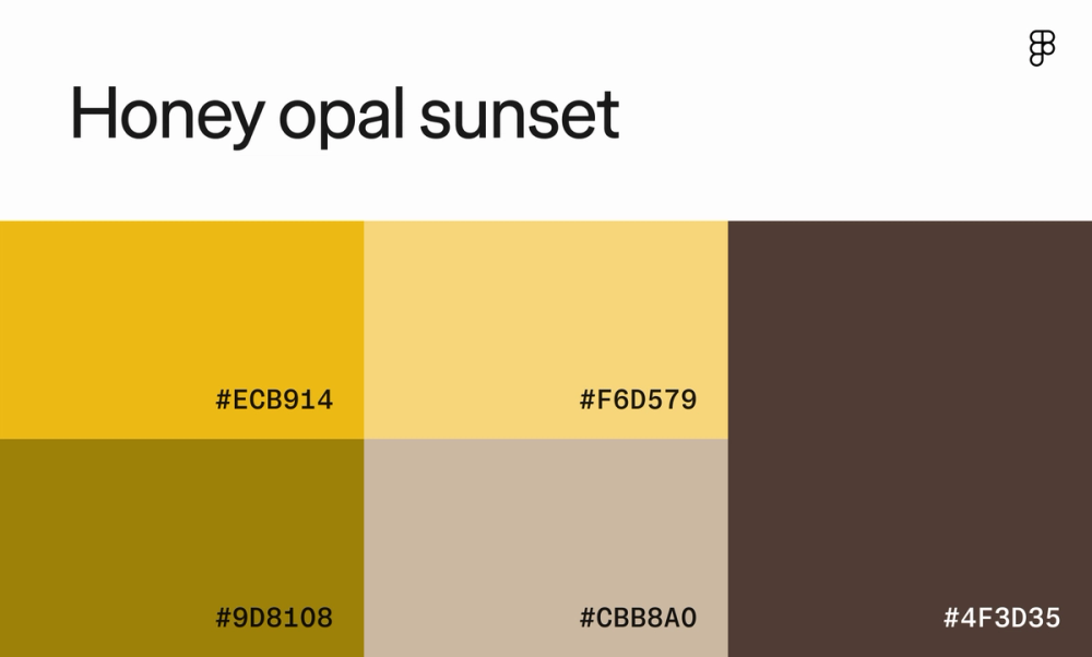 Color scheme with shades of gold and brown.