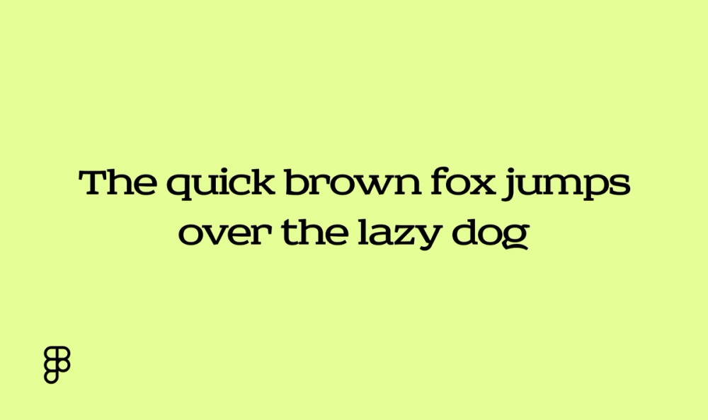 Example text showing Sreda font. 