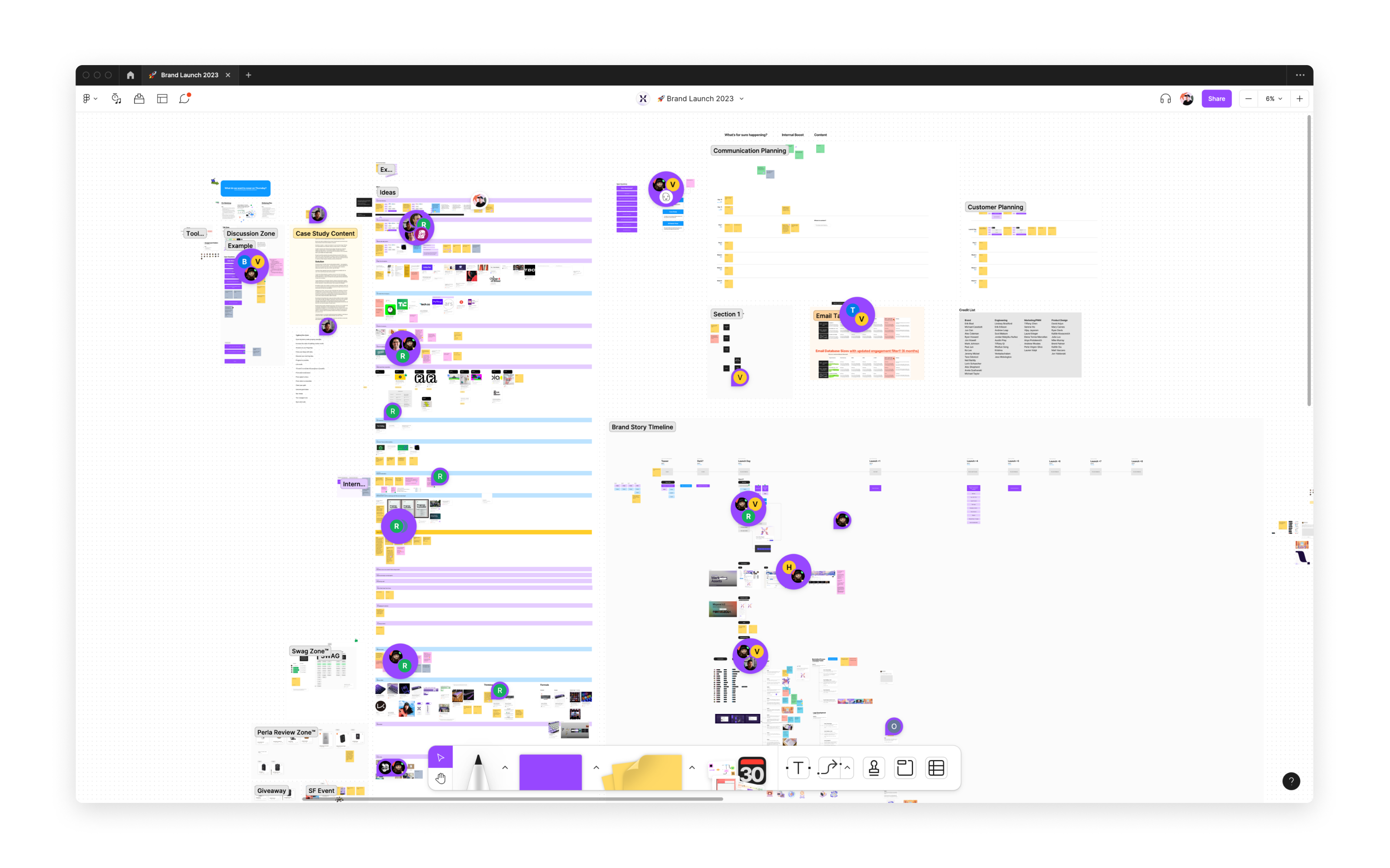 Comments and illustrations in FigJam file