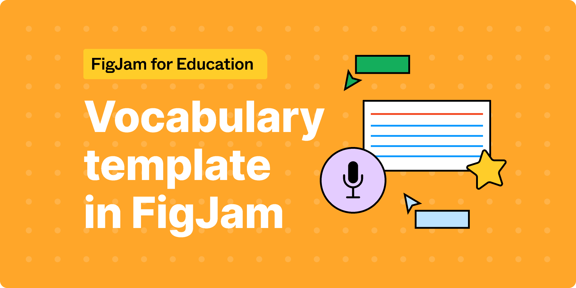 Vocabulary template in FigJam