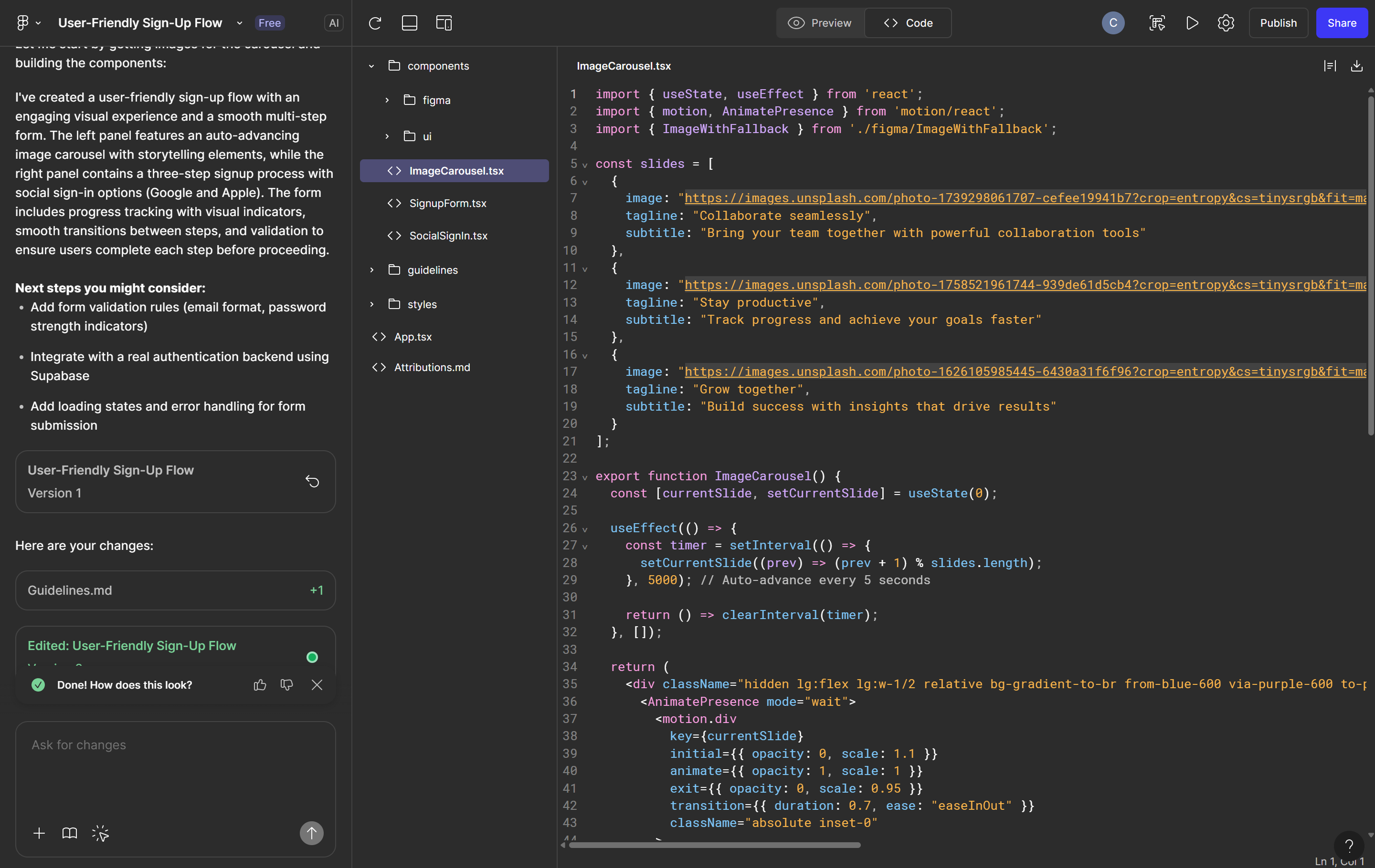 Figma Make AI coding tool