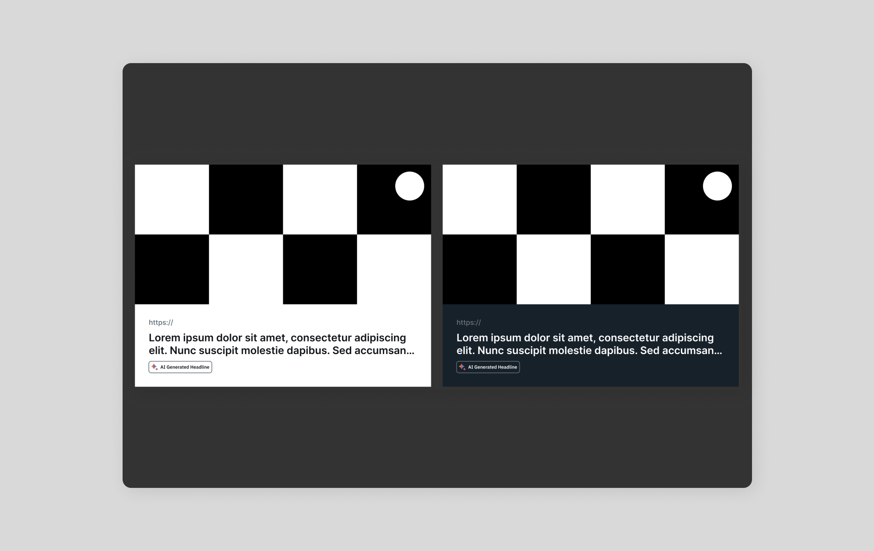 Screenshot of sizing template for cards/link previews for X from the Figma Community.