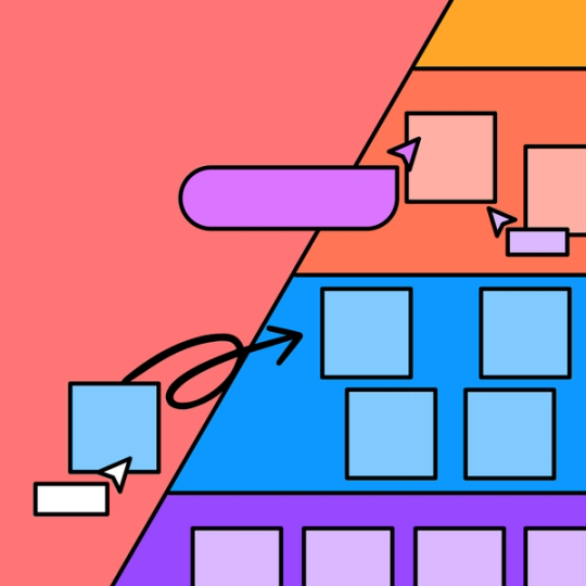 section of strategic plan template with FigJam's collaboration tools