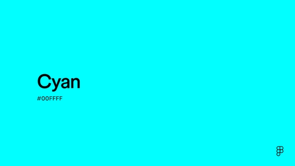 Couleur Cyan : Code Hex, Palettes & Signification | Figma