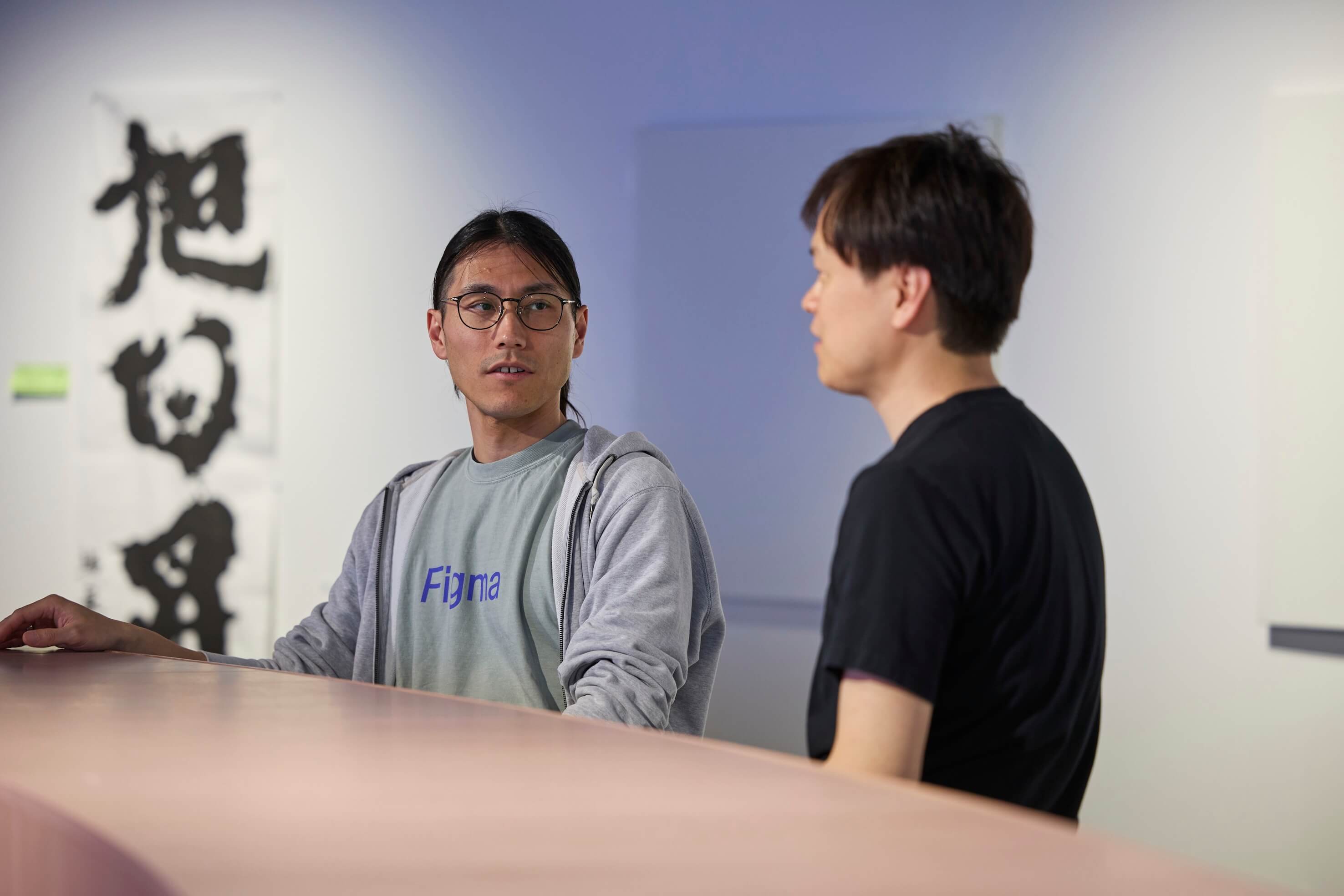 SDSの開発をリードする山内氏と柴田氏