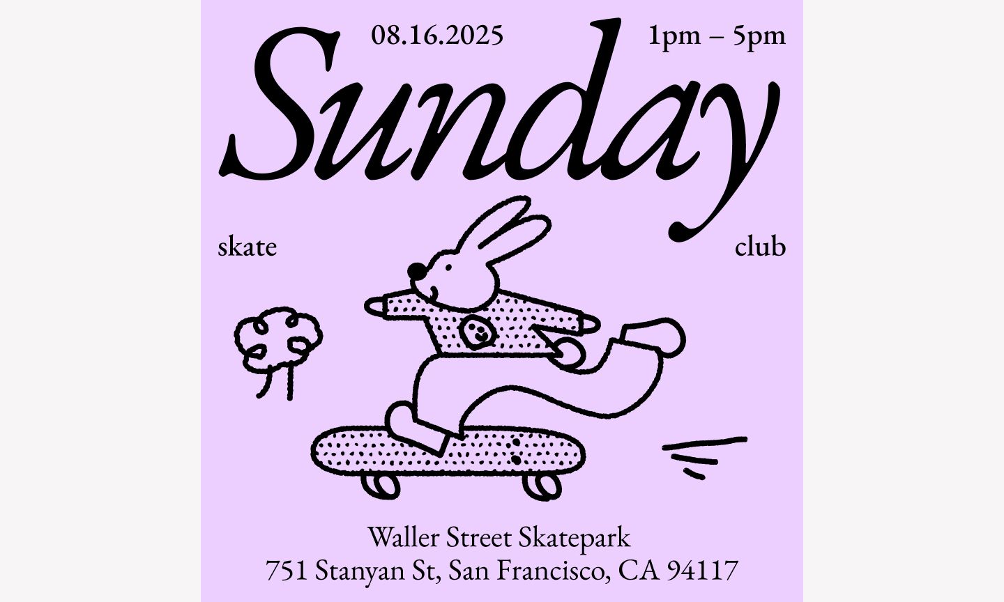  Figma’s pink playful doodle event flyer Instagram ad template.