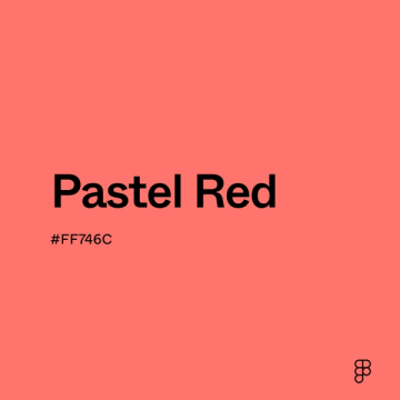 Pastel red