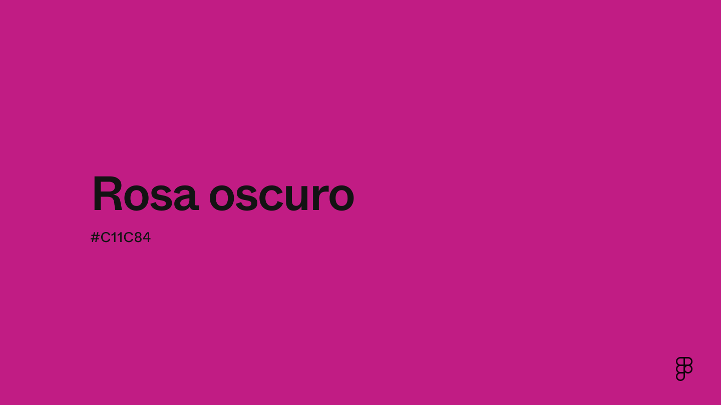 color Rosa oscuro