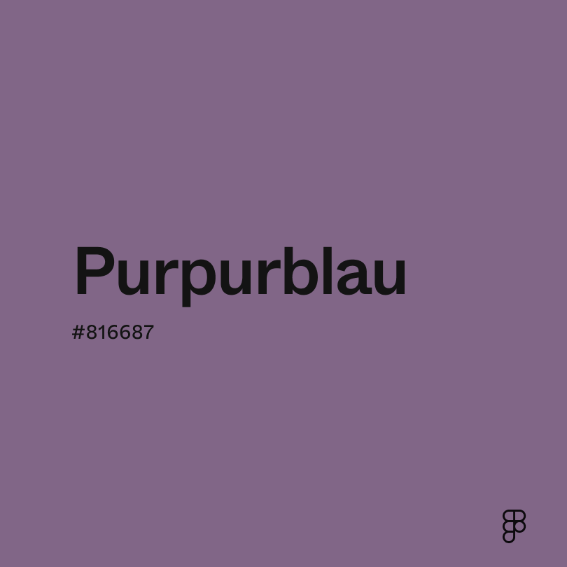 Purpurblau
